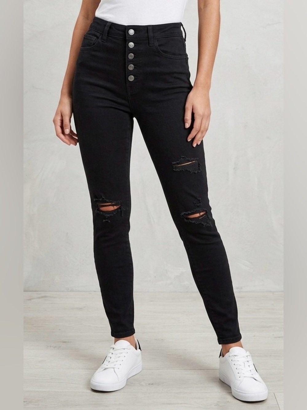 AMERICAN EAGLE Super Hi-Rise Button Fly Jegging - Size 10